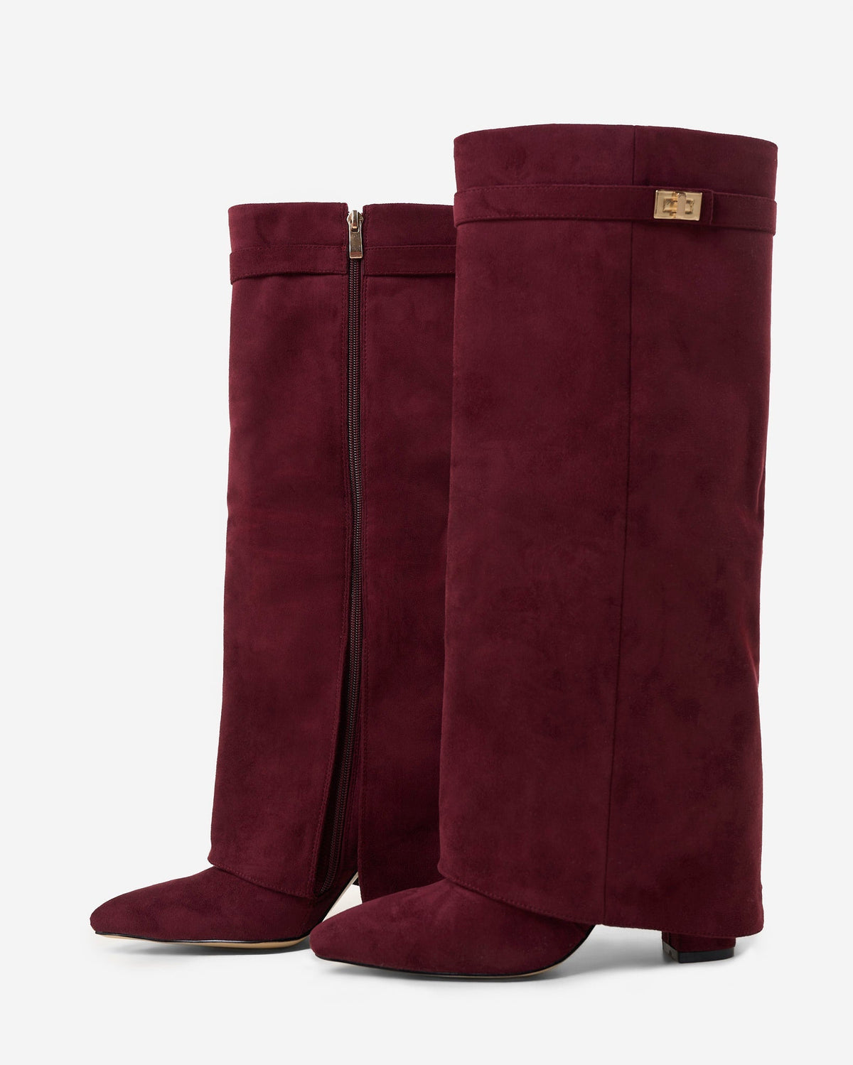 Emilia – Suede Knee-High Boots