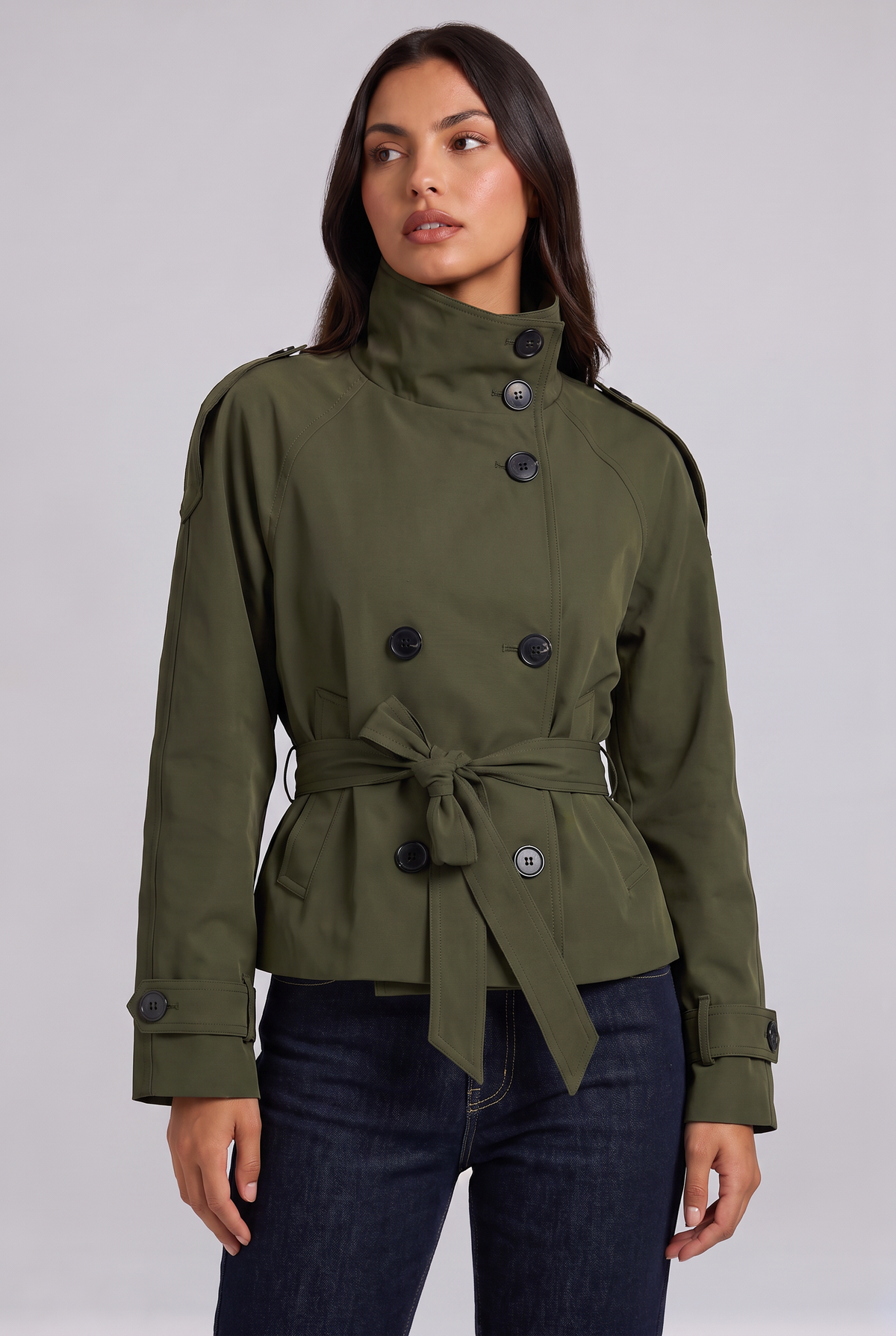 Lola – Cropped Trench Coat