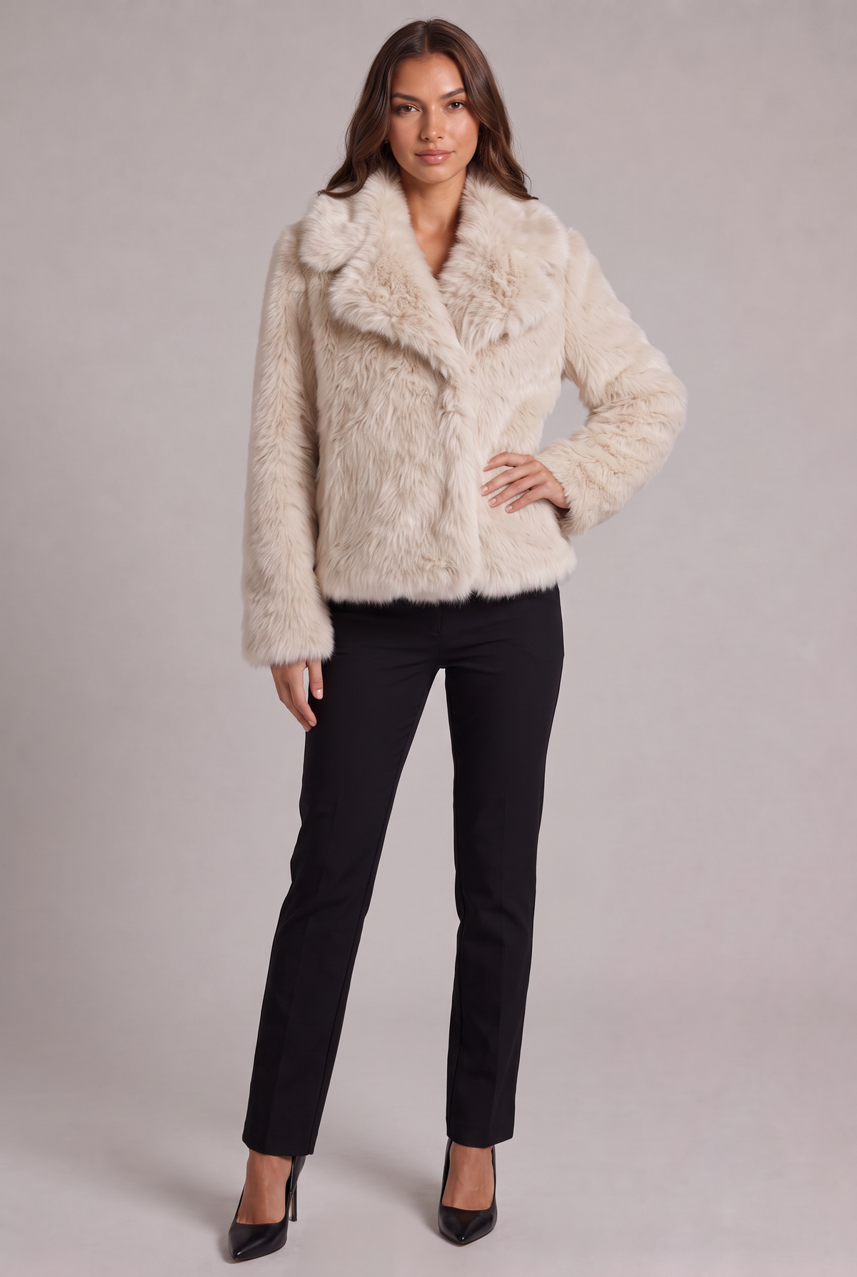 Rebecca – Faux Fur Jacket