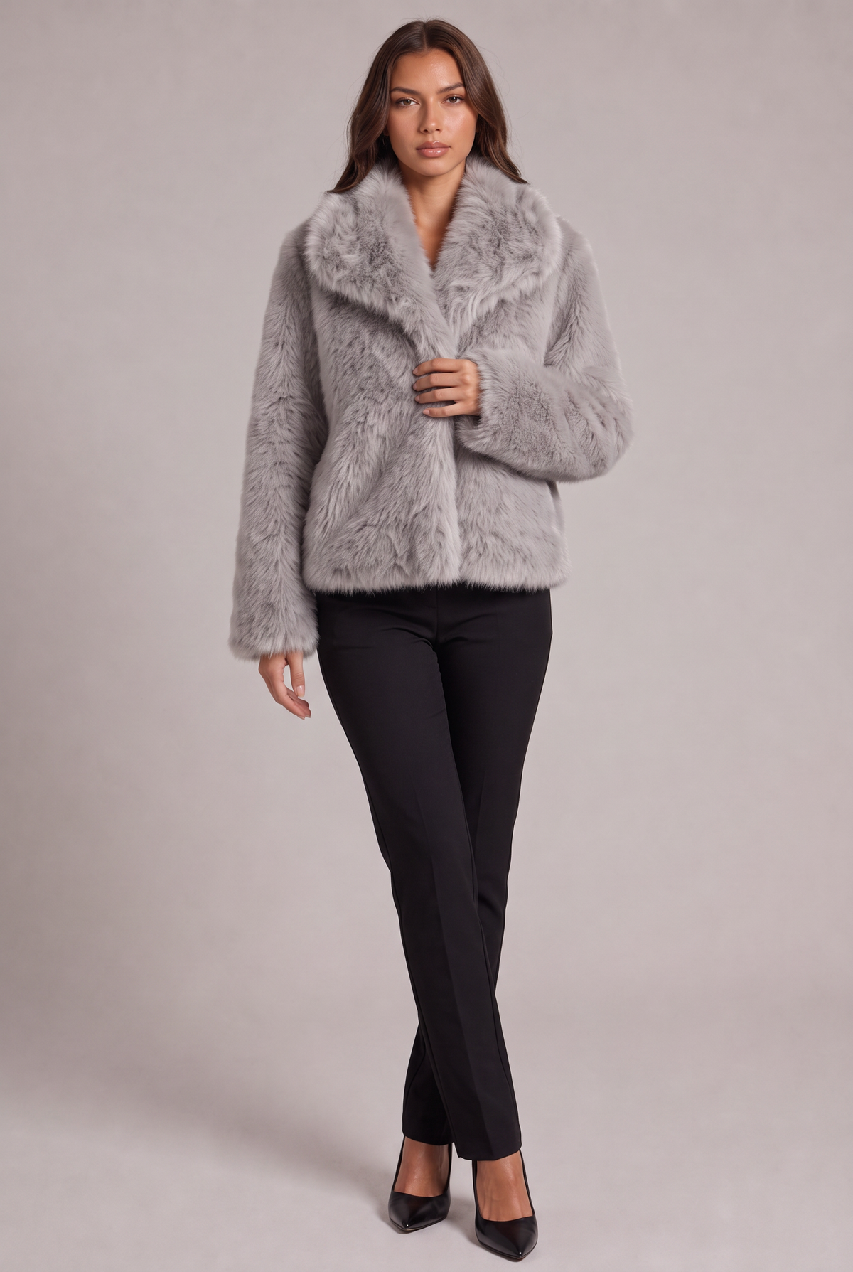 Rebecca – Faux Fur Jacket
