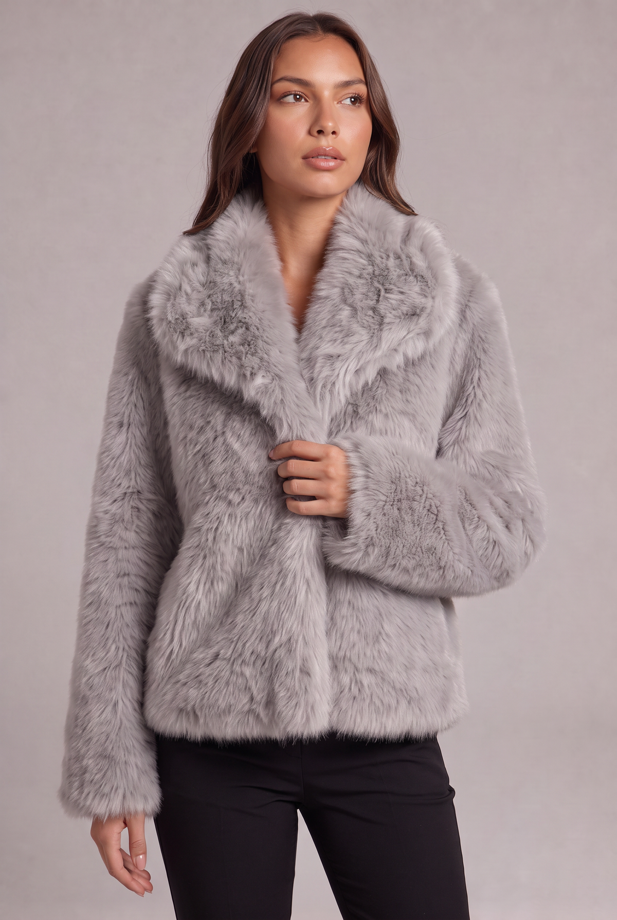 Rebecca – Faux Fur Jacket