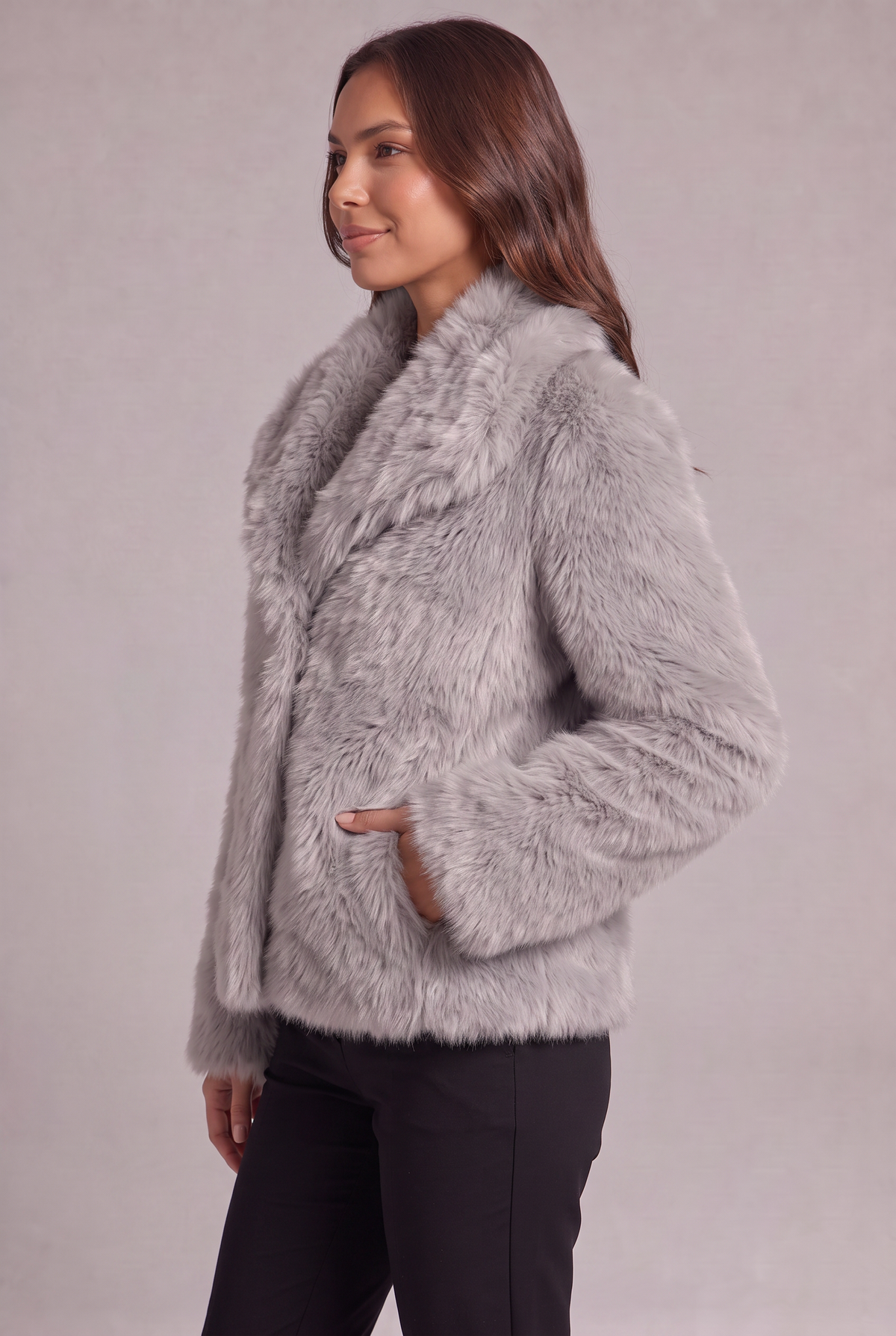 Rebecca – Faux Fur Jacket