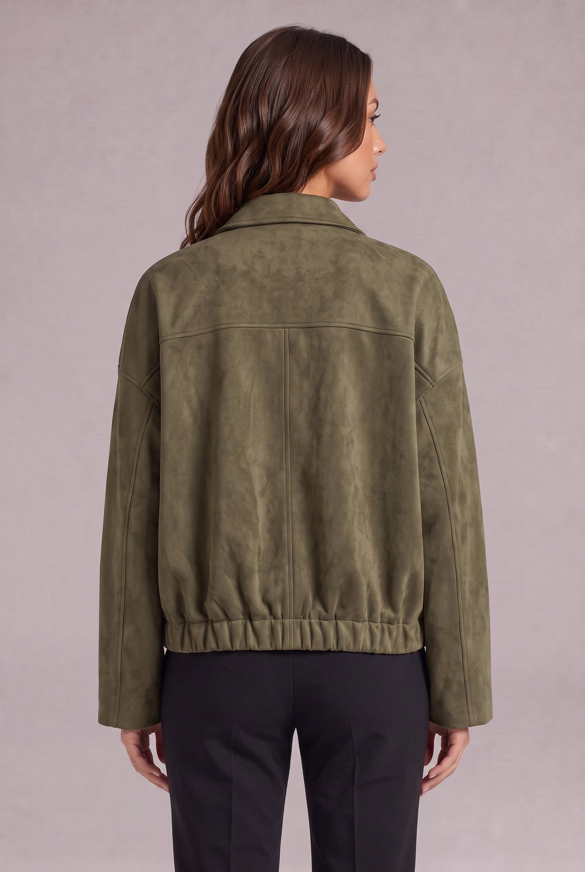 Matilde – Suede Bomber Jacket