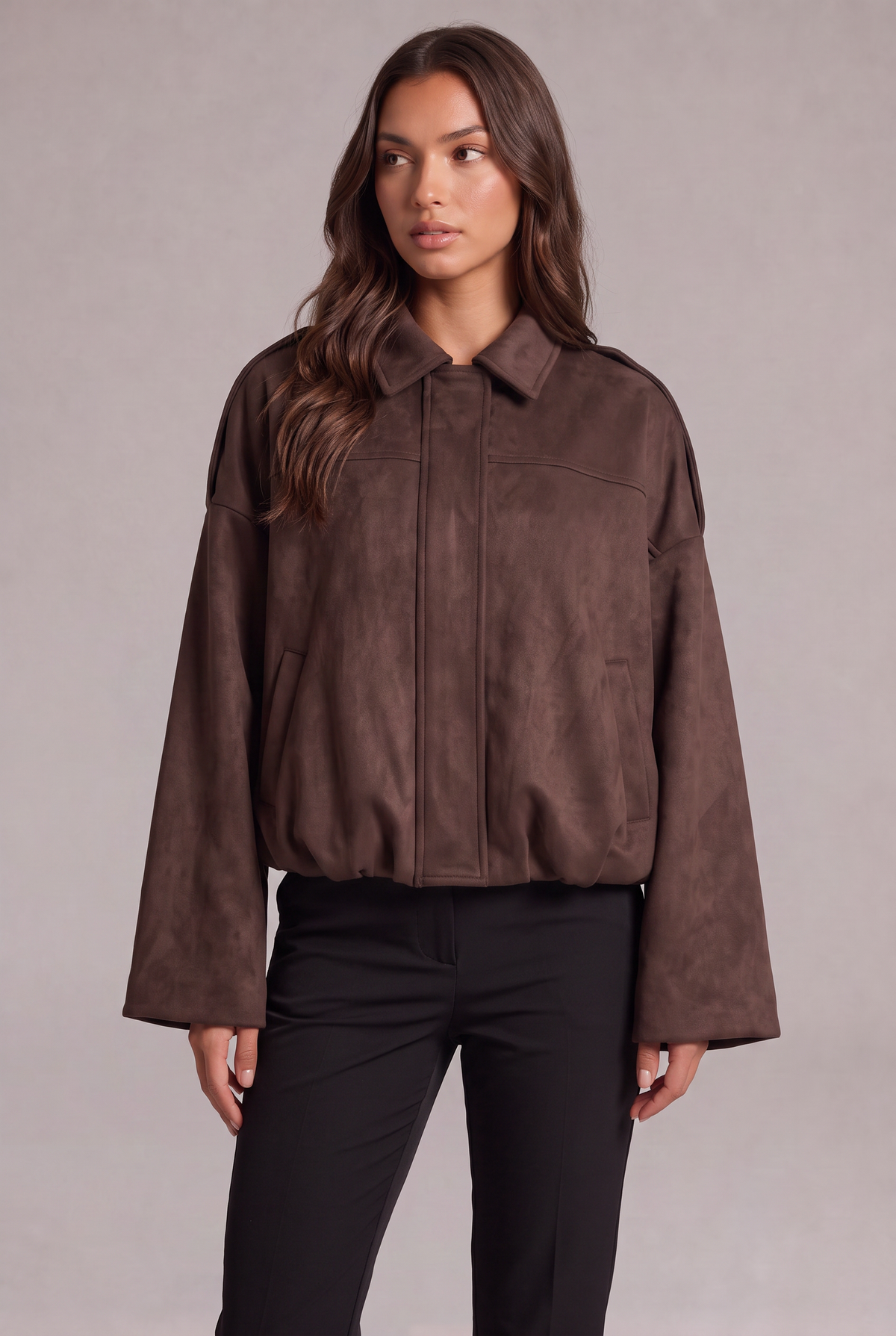 Matilde – Suede Bomber Jacket