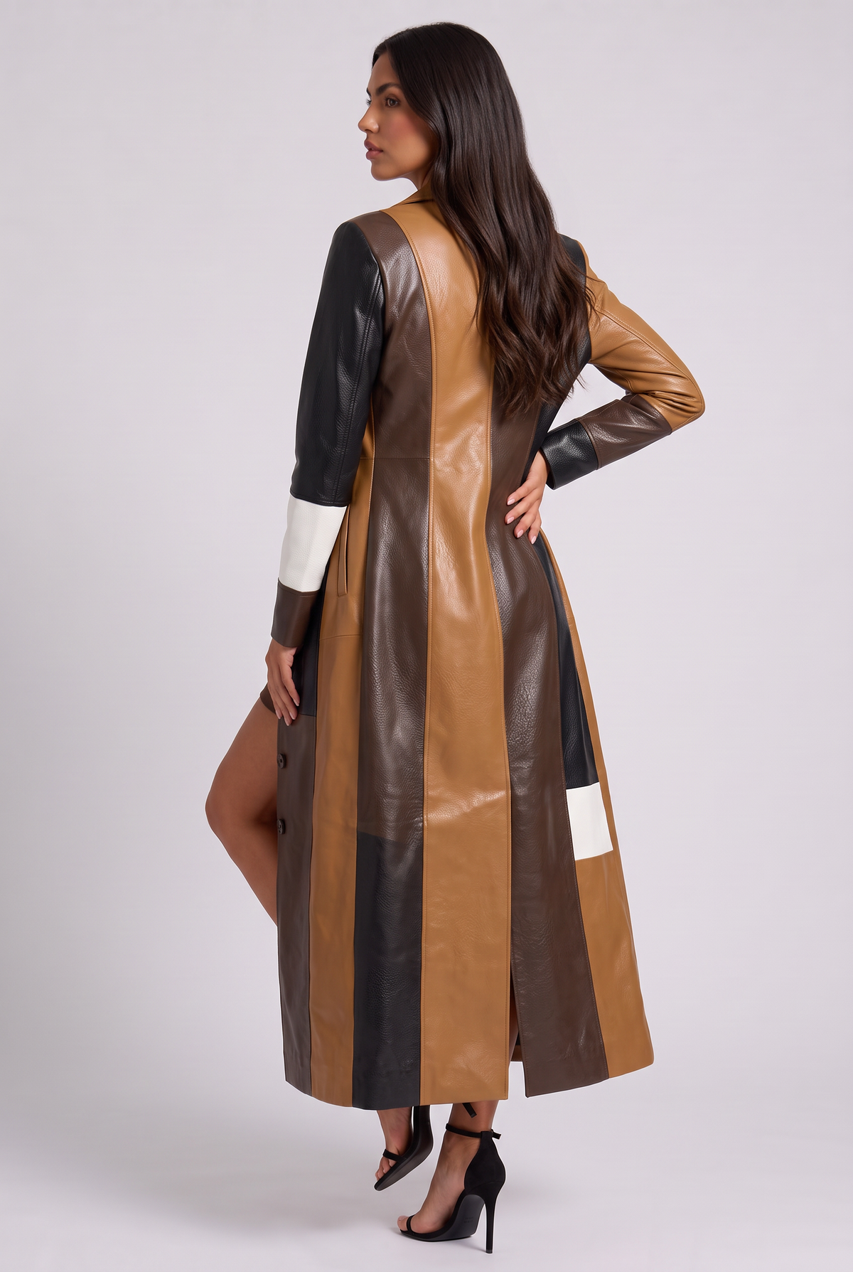 Océane – Long Contrast Coat