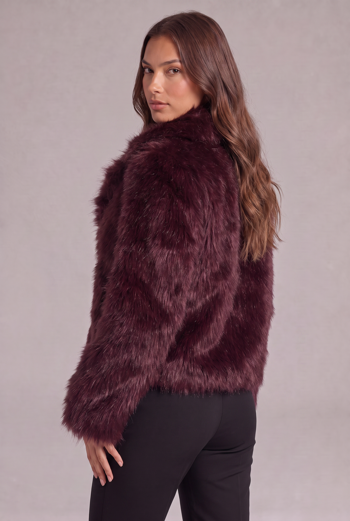 Rebecca – Faux Fur Jacket