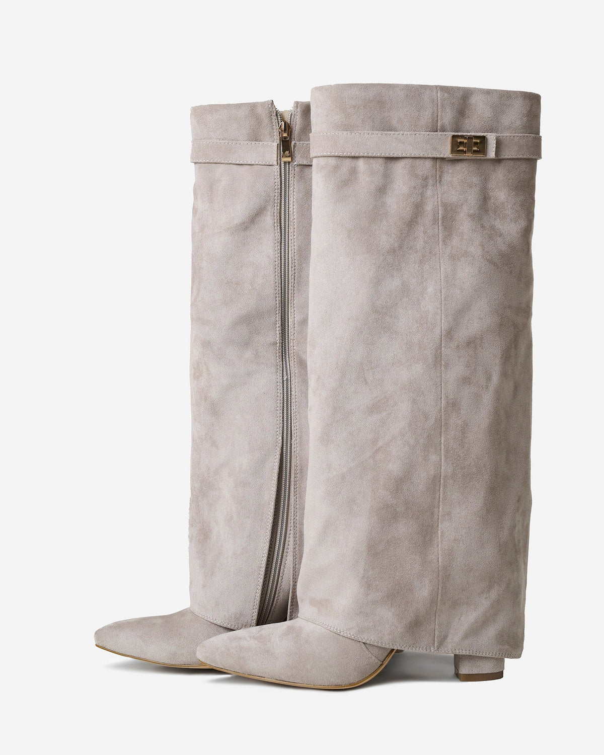 Emilia – Suede Knee-High Boots