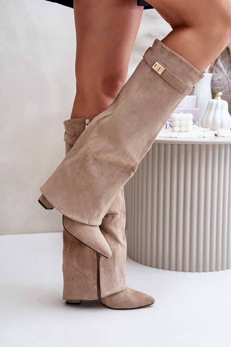 Emilia – Suede Knee-High Boots