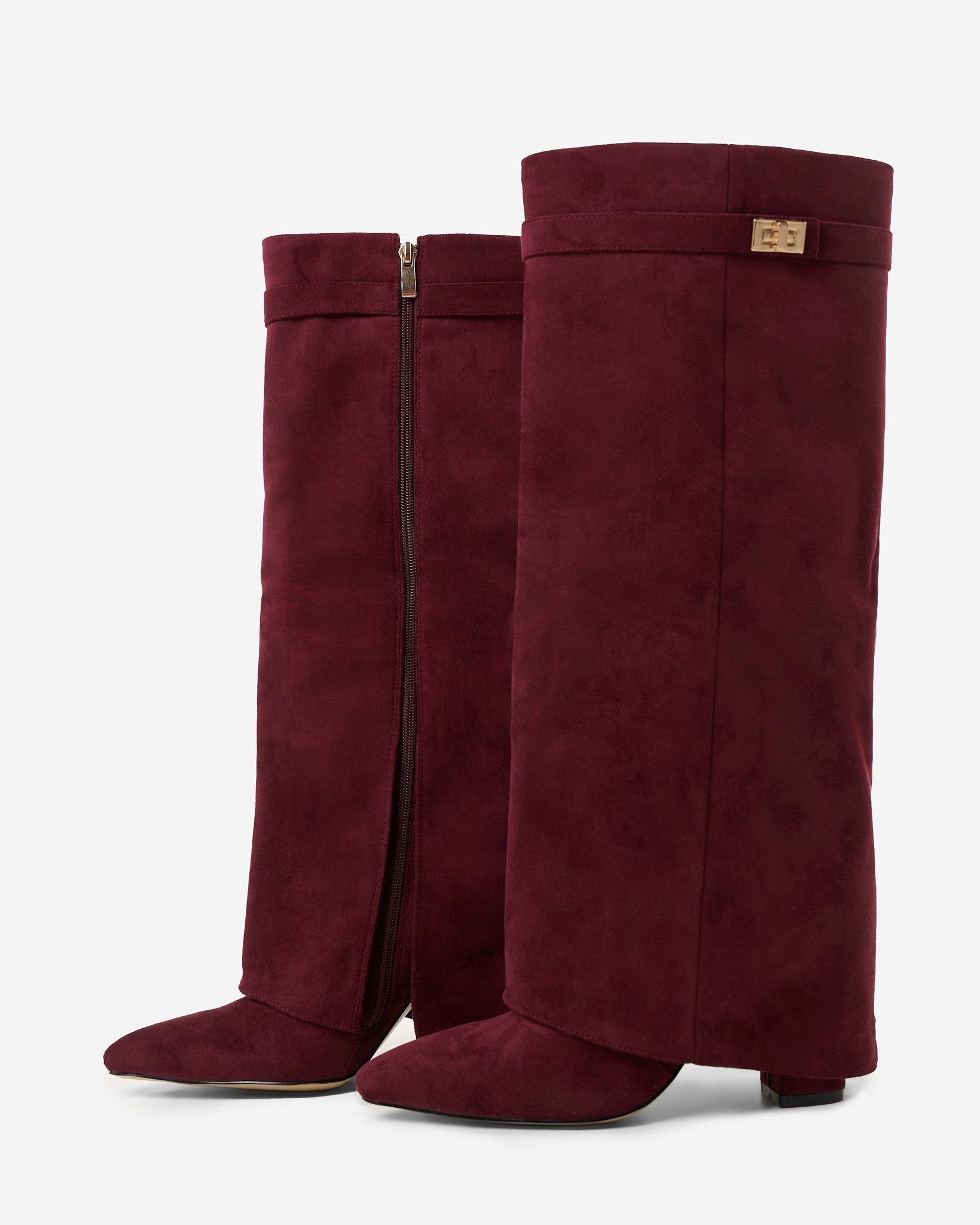 Emilia – Suede Knee-High Boots