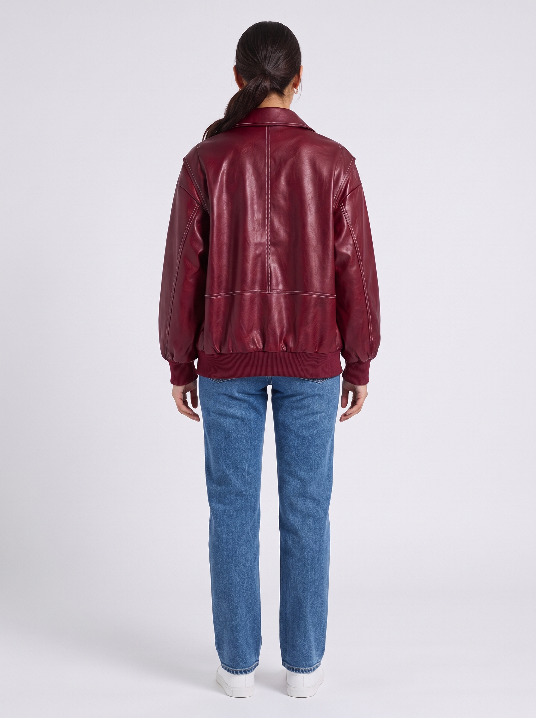 Milena – Faux Leather Jacket