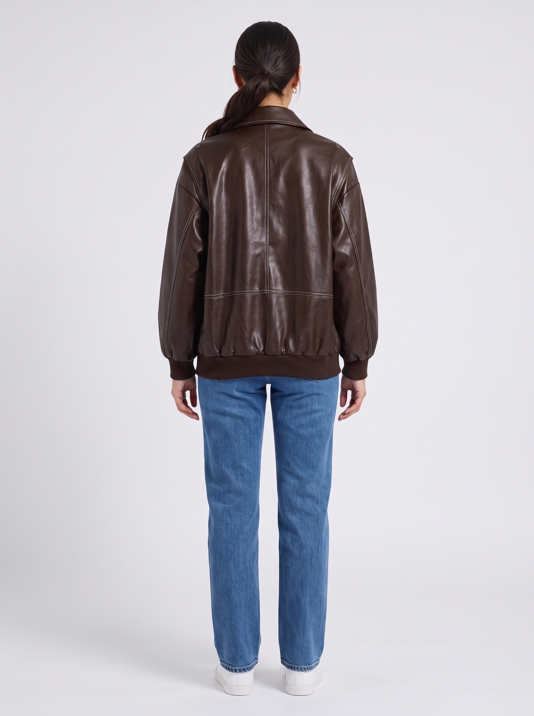 Milena – Faux Leather Jacket