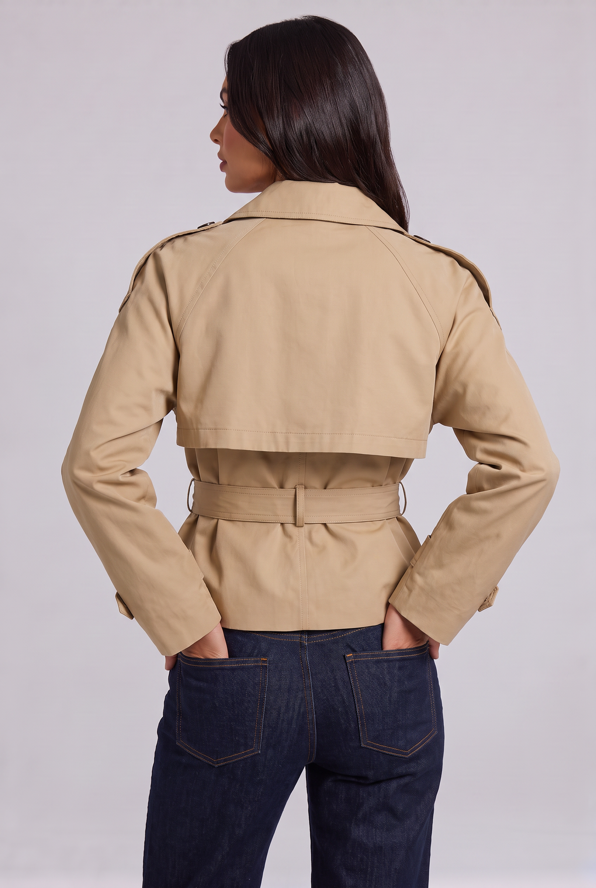 Lola – Cropped Trench Coat