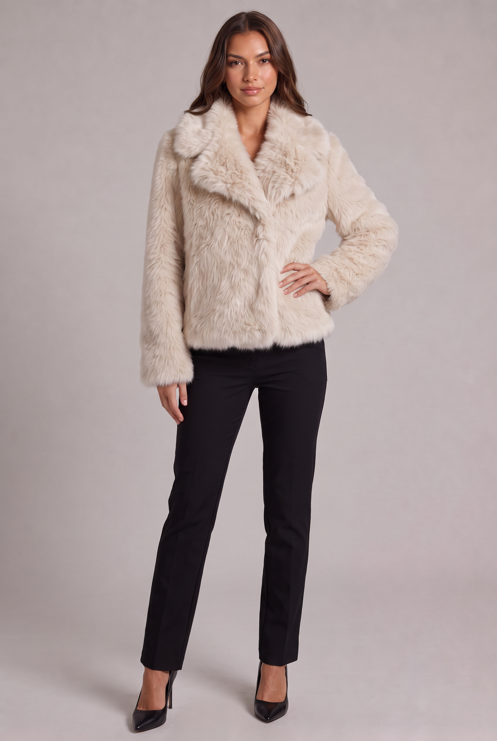 Rebecca – Faux Fur Jacket