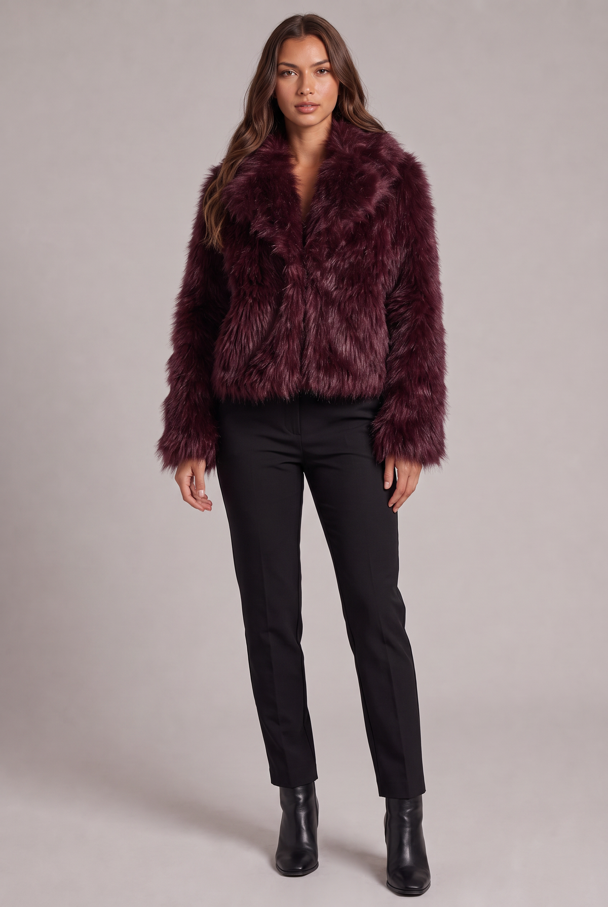 Rebecca – Faux Fur Jacket