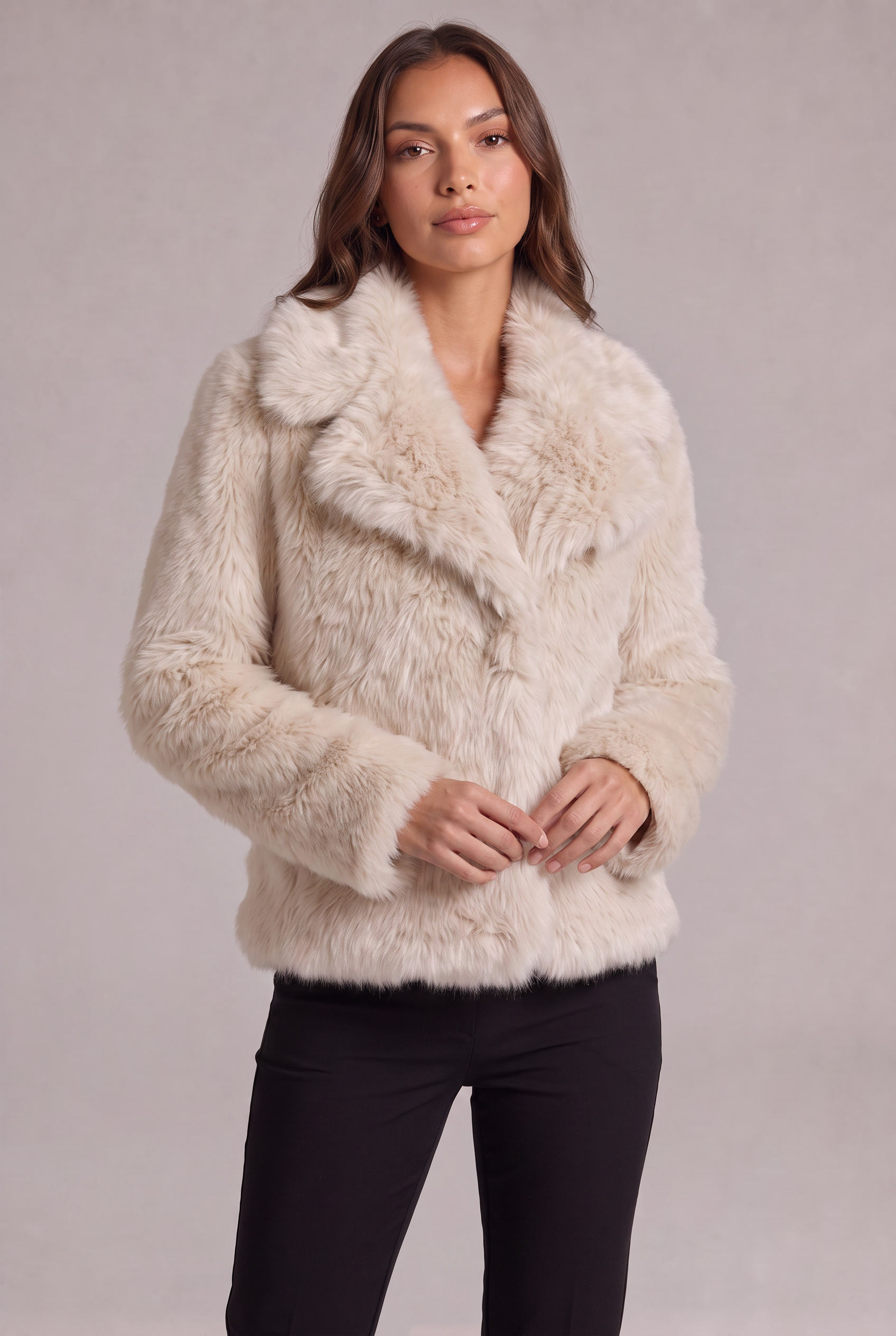 Rebecca – Faux Fur Jacket