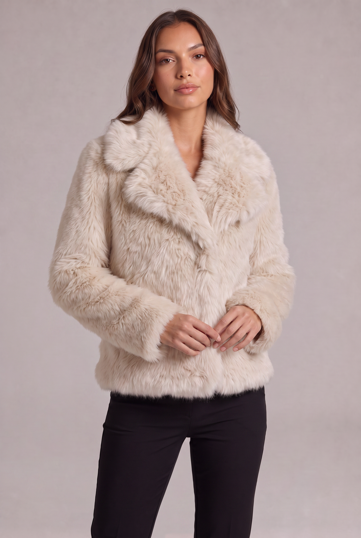 Rebecca – Faux Fur Jacket
