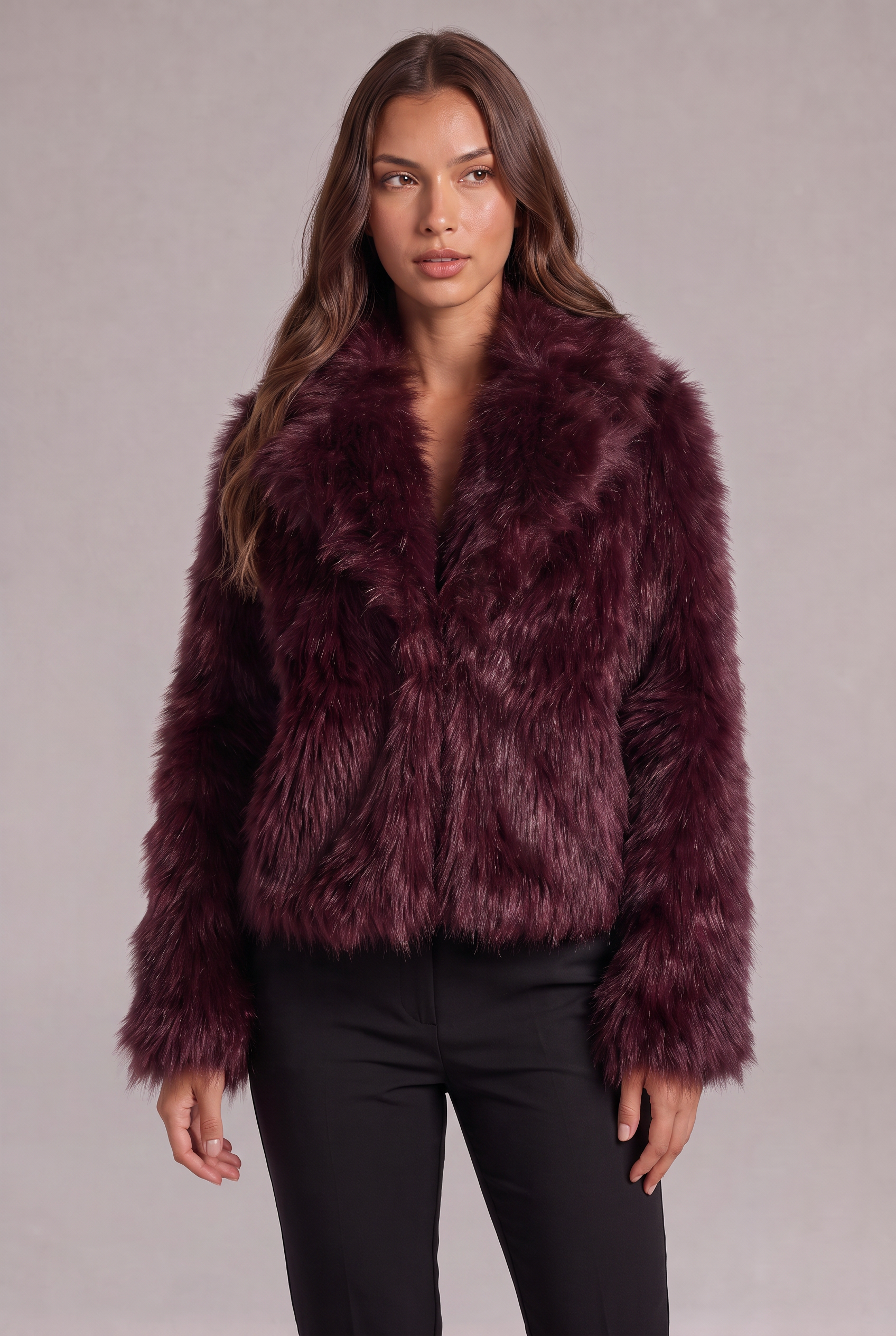 Rebecca – Faux Fur Jacket