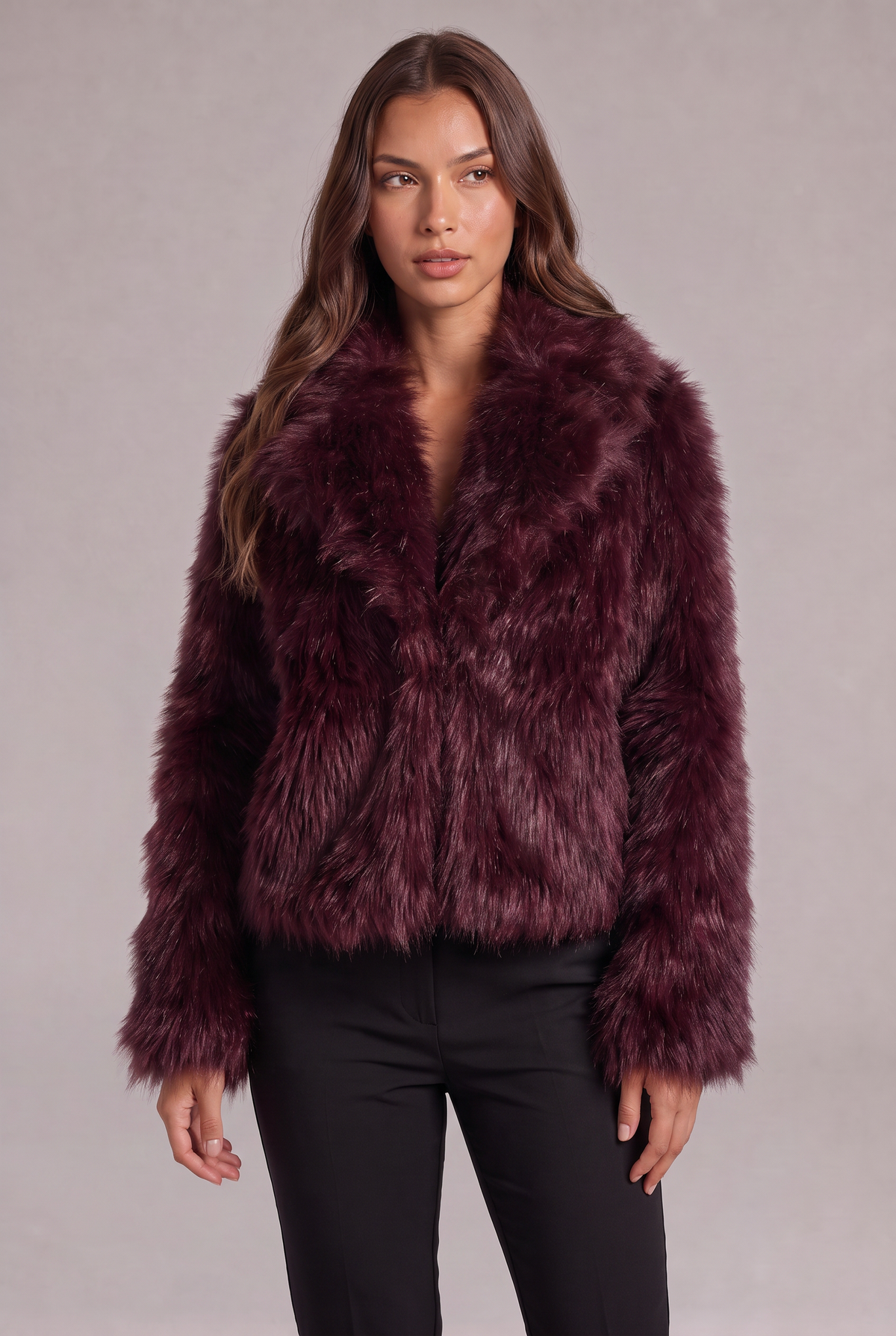 Rebecca – Faux Fur Jacket