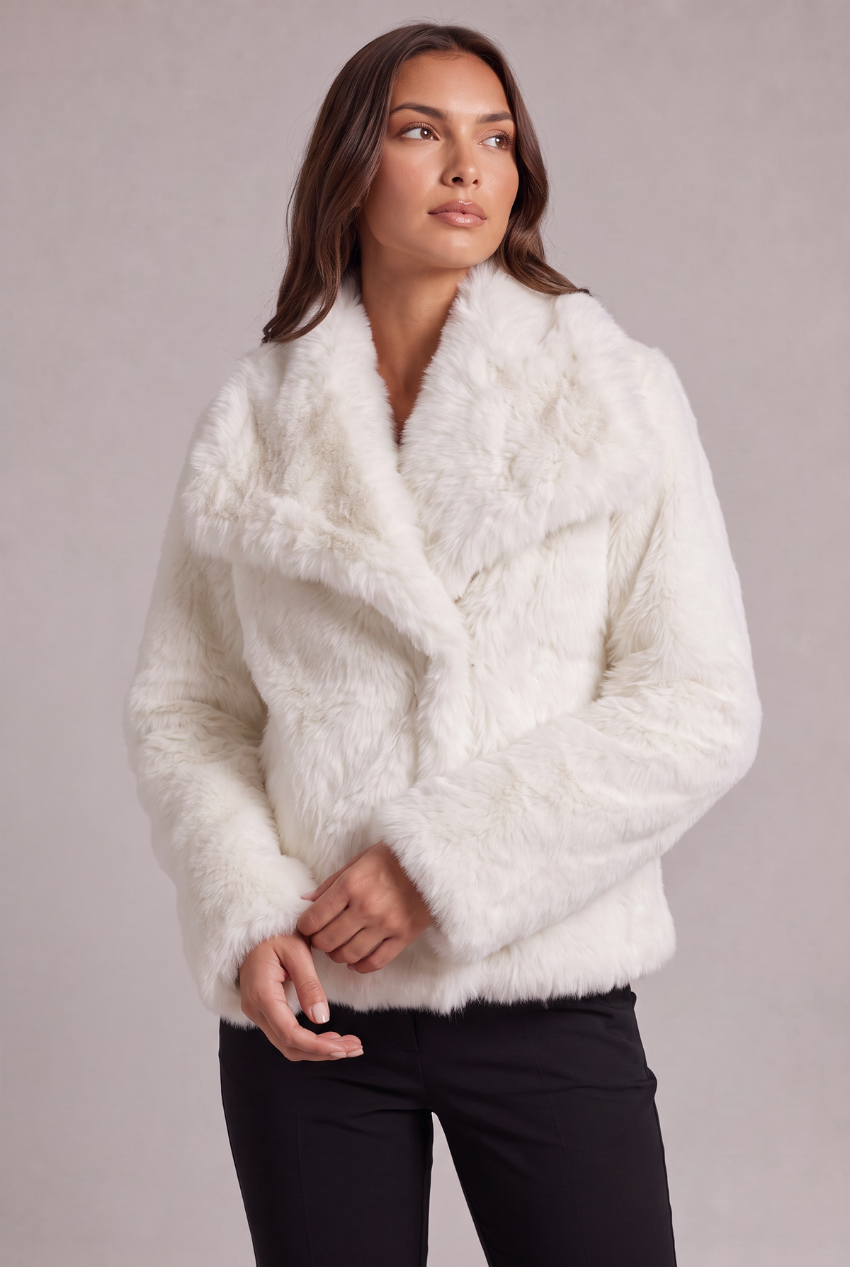 Rebecca – Faux Fur Jacket