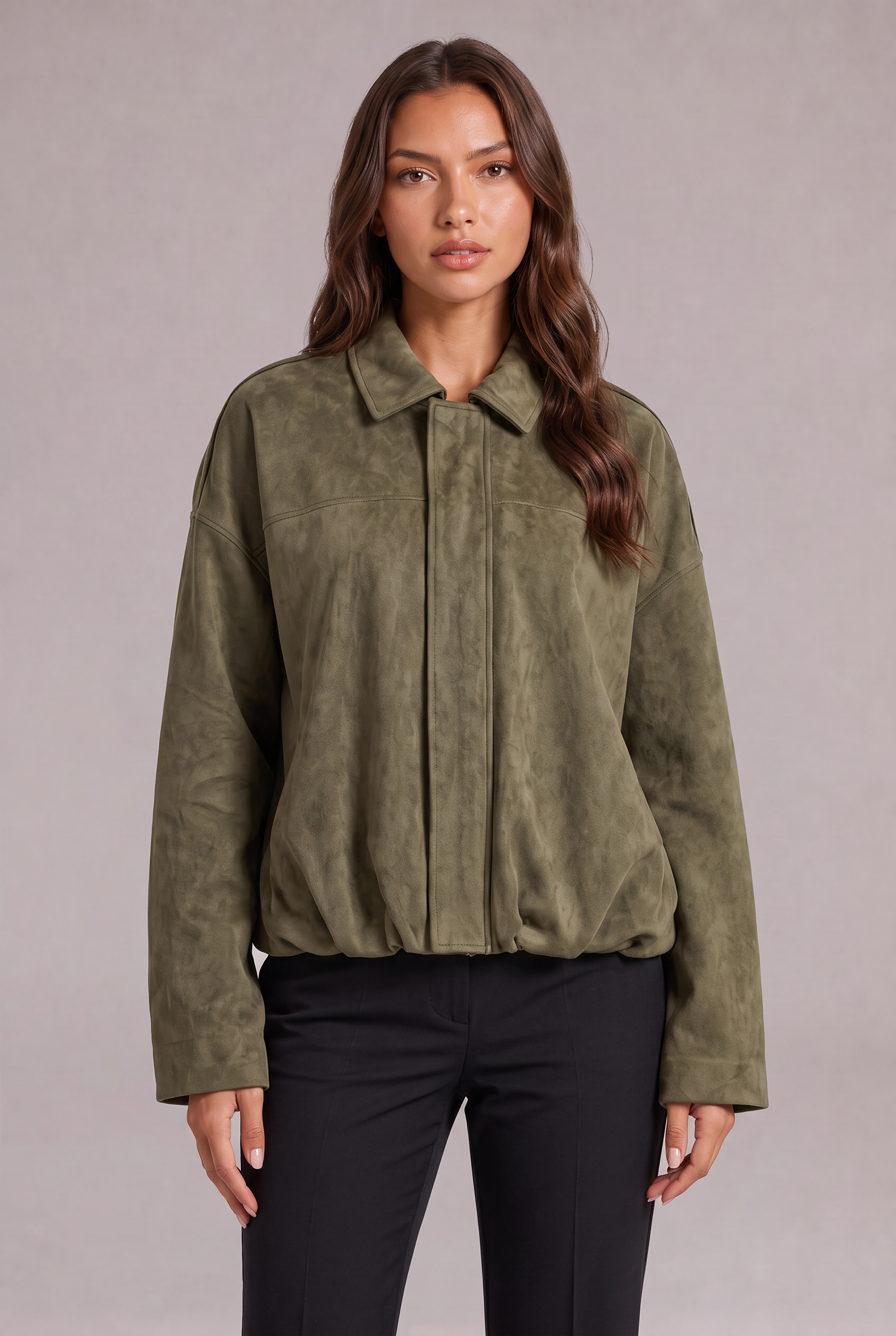 Matilde – Suede Bomber Jacket