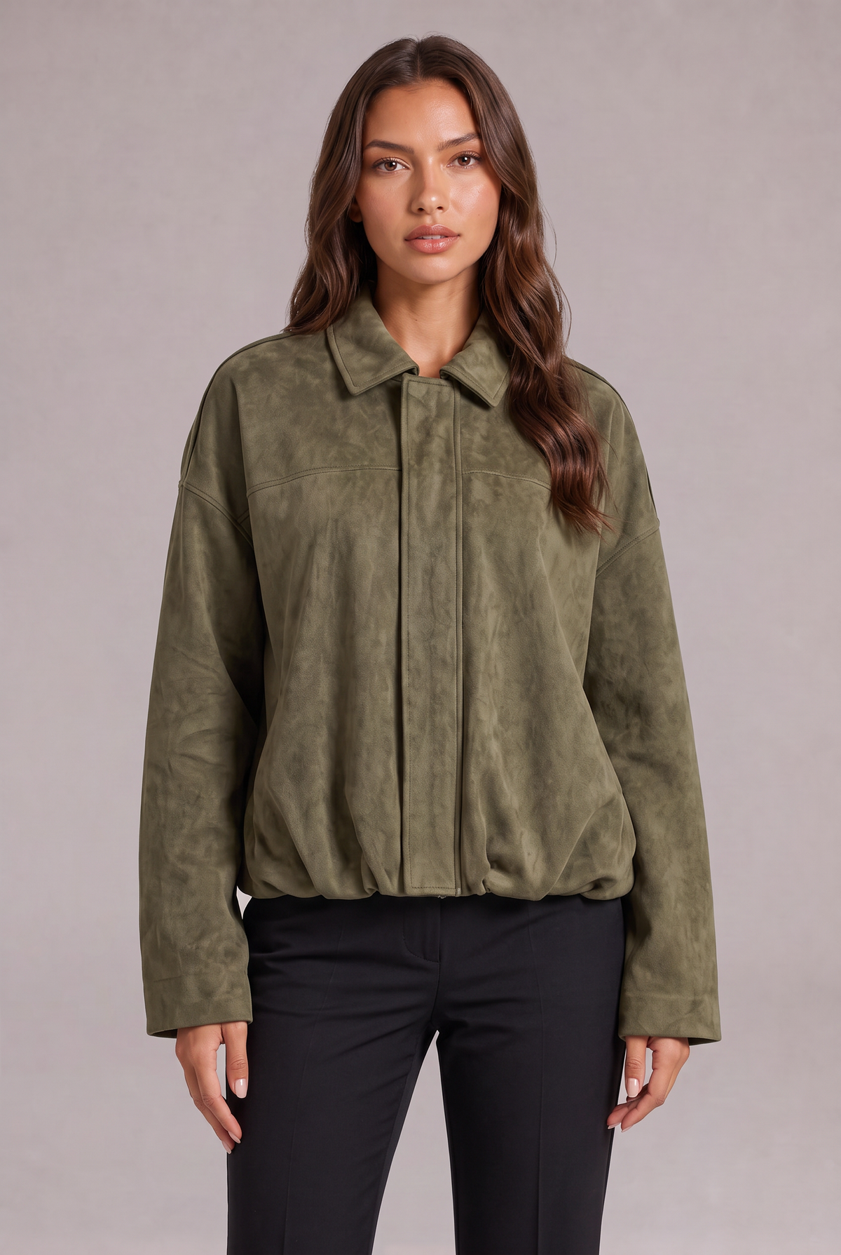 Matilde – Suede Bomber Jacket