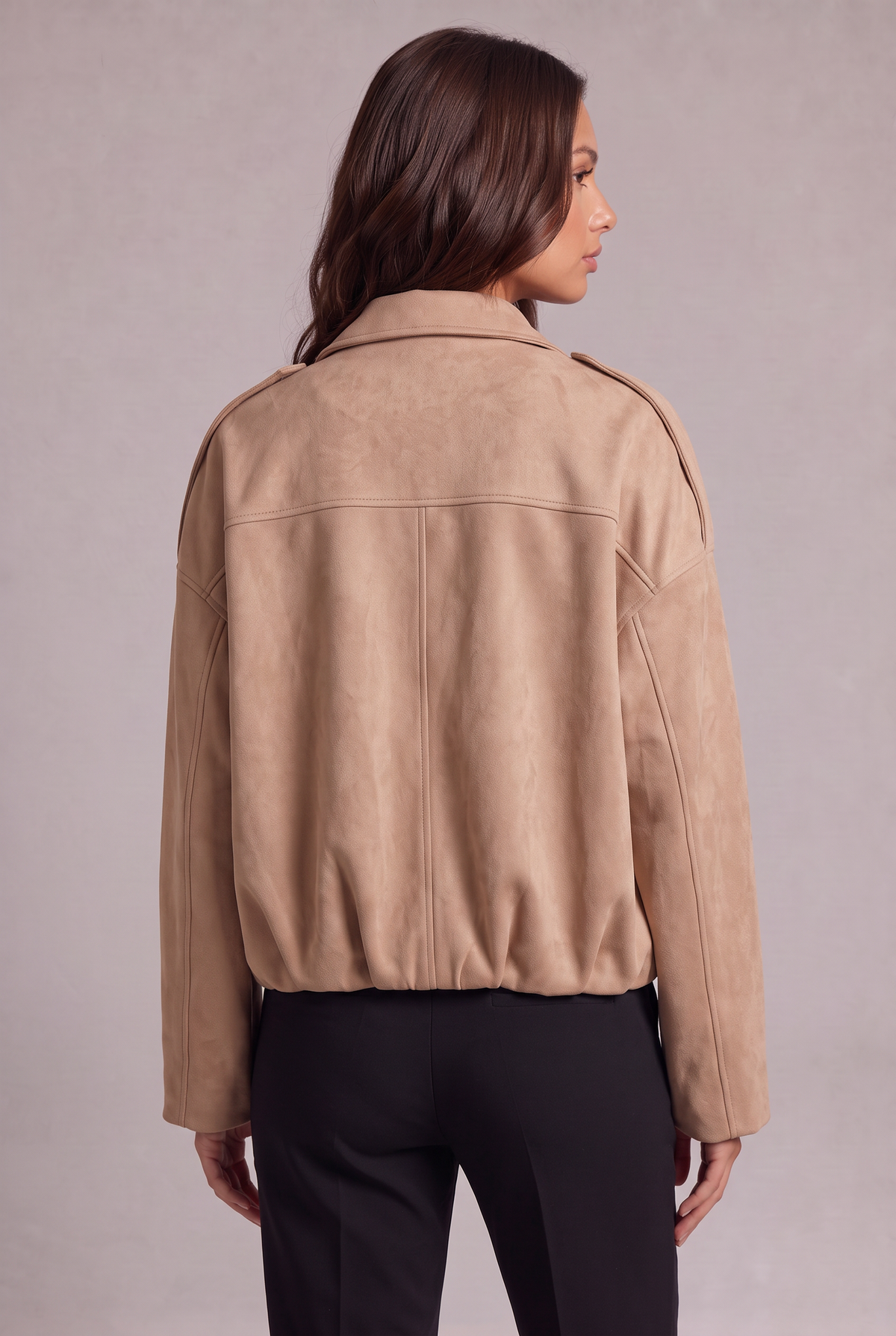 Matilde – Suede Bomber Jacket