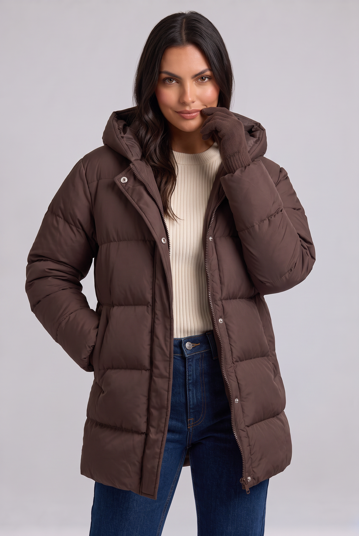 Lina – Hooded Puffer Jacket