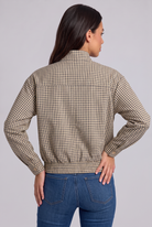 Nora – Check Bomber Jacket