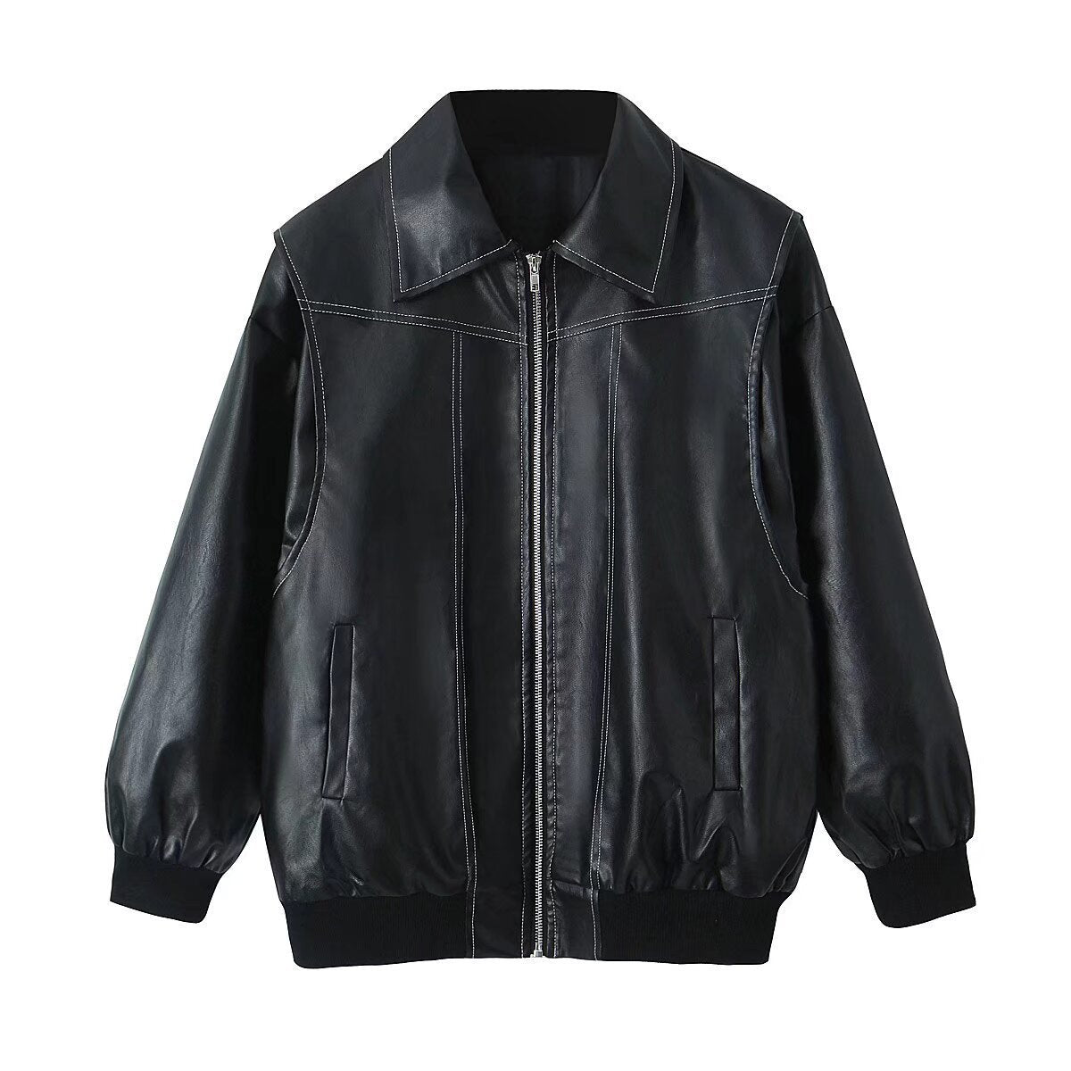 Milena – Faux Leather Jacket