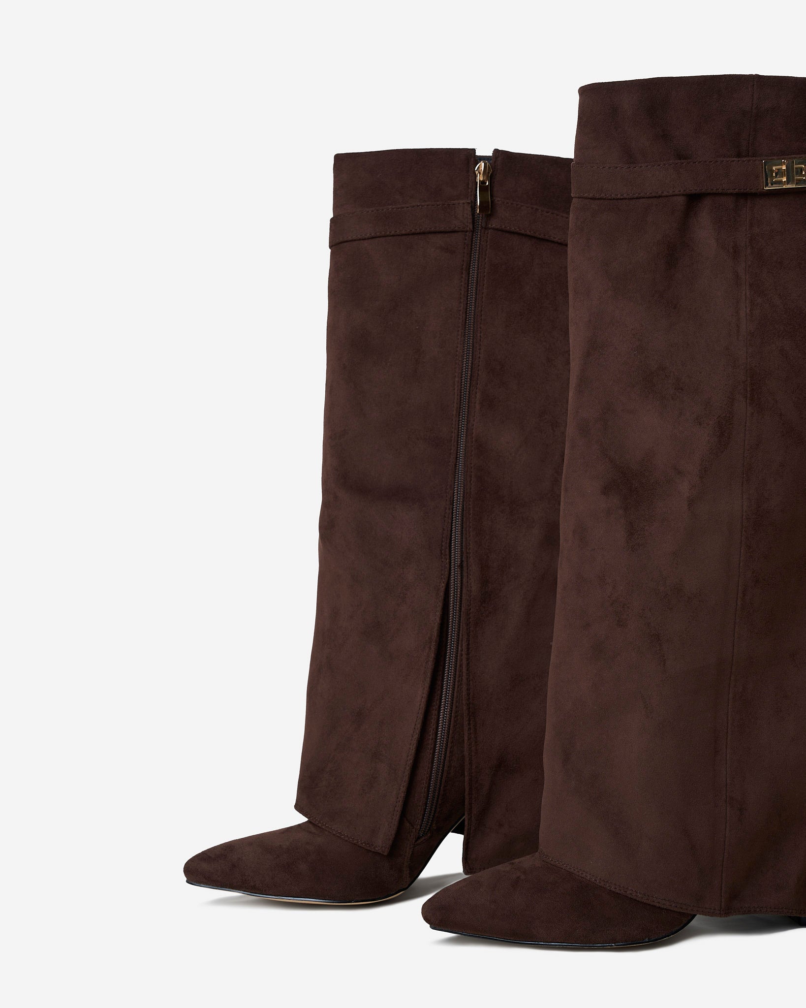Emilia – Suede Knee-High Boots