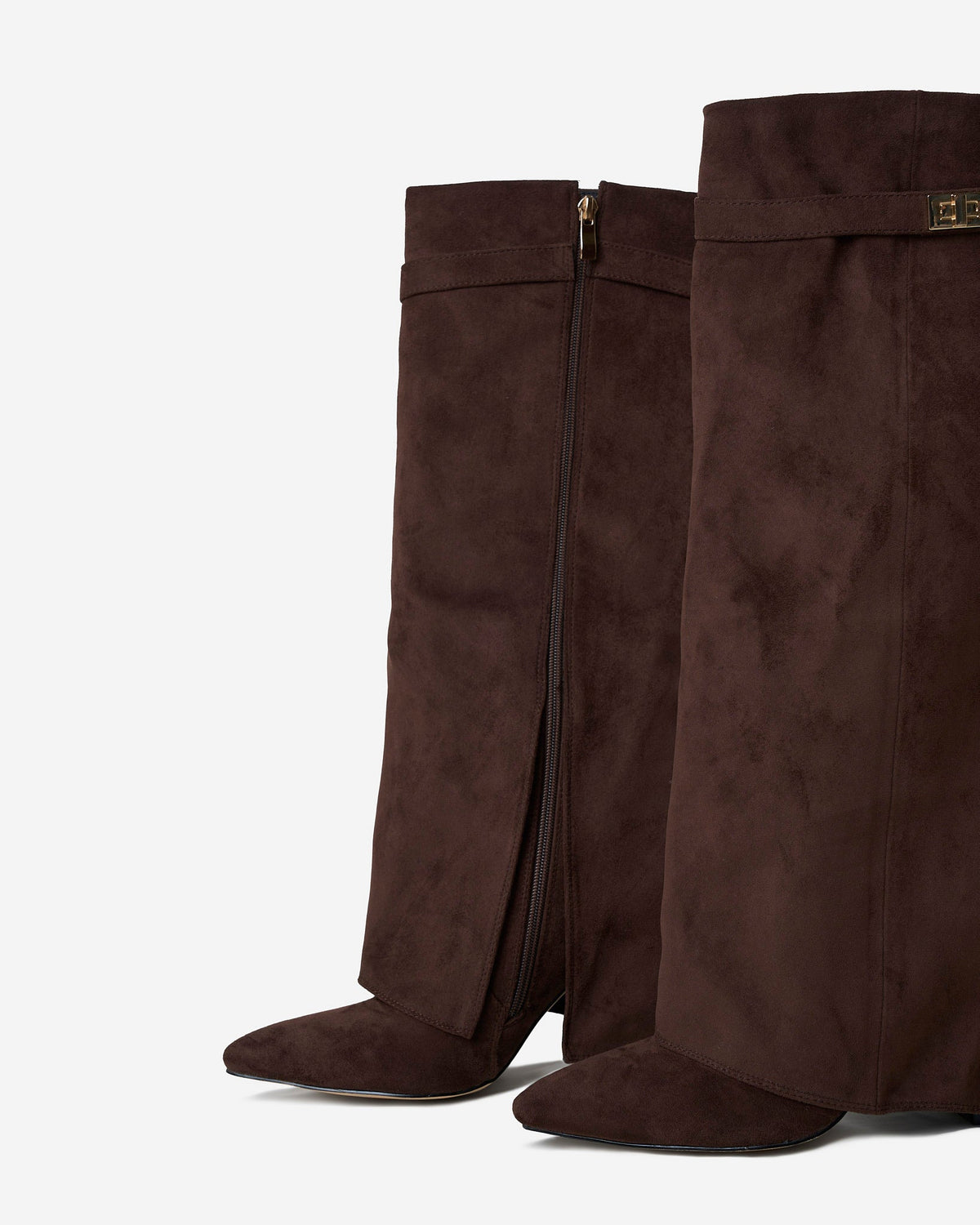 Emilia – Suede Knee-High Boots
