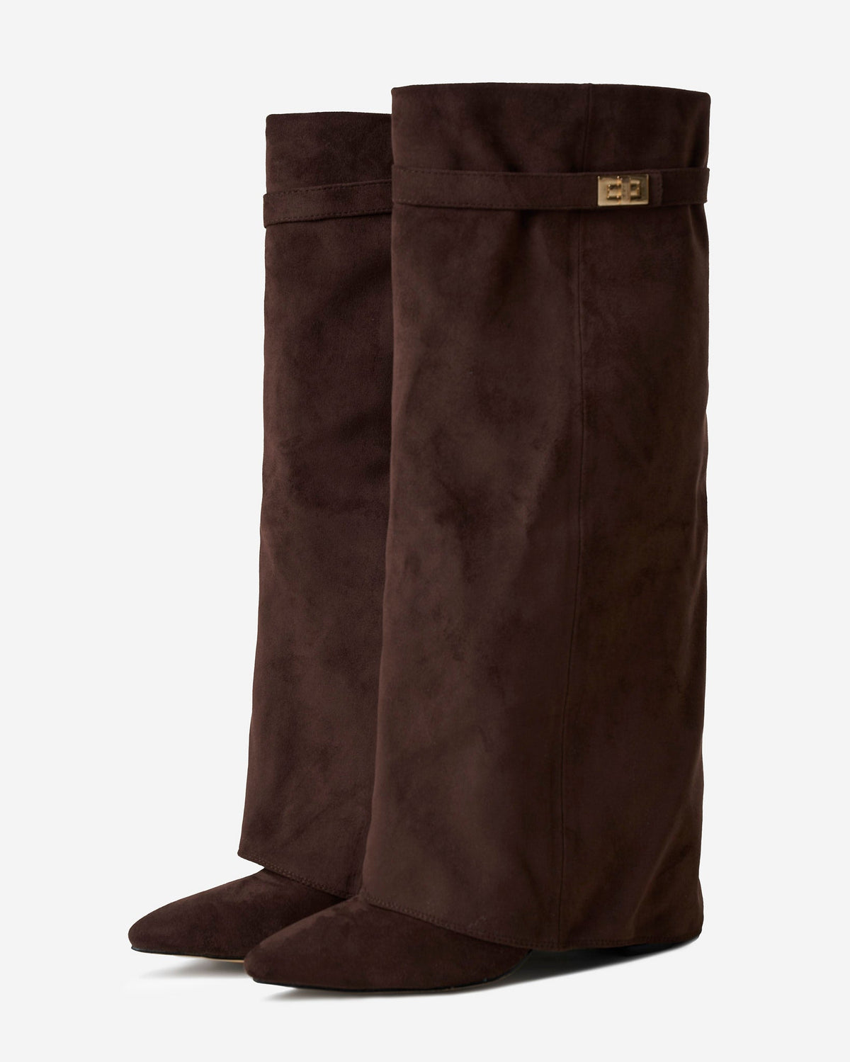 Emilia – Suede Knee-High Boots