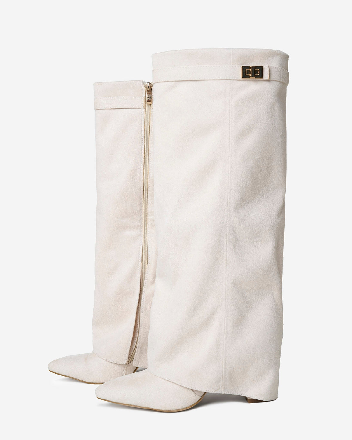 Emilia – Suede Knee-High Boots