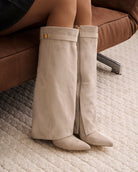 Emilia – Suede Knee-High Boots