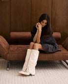 Emilia – Suede Knee-High Boots