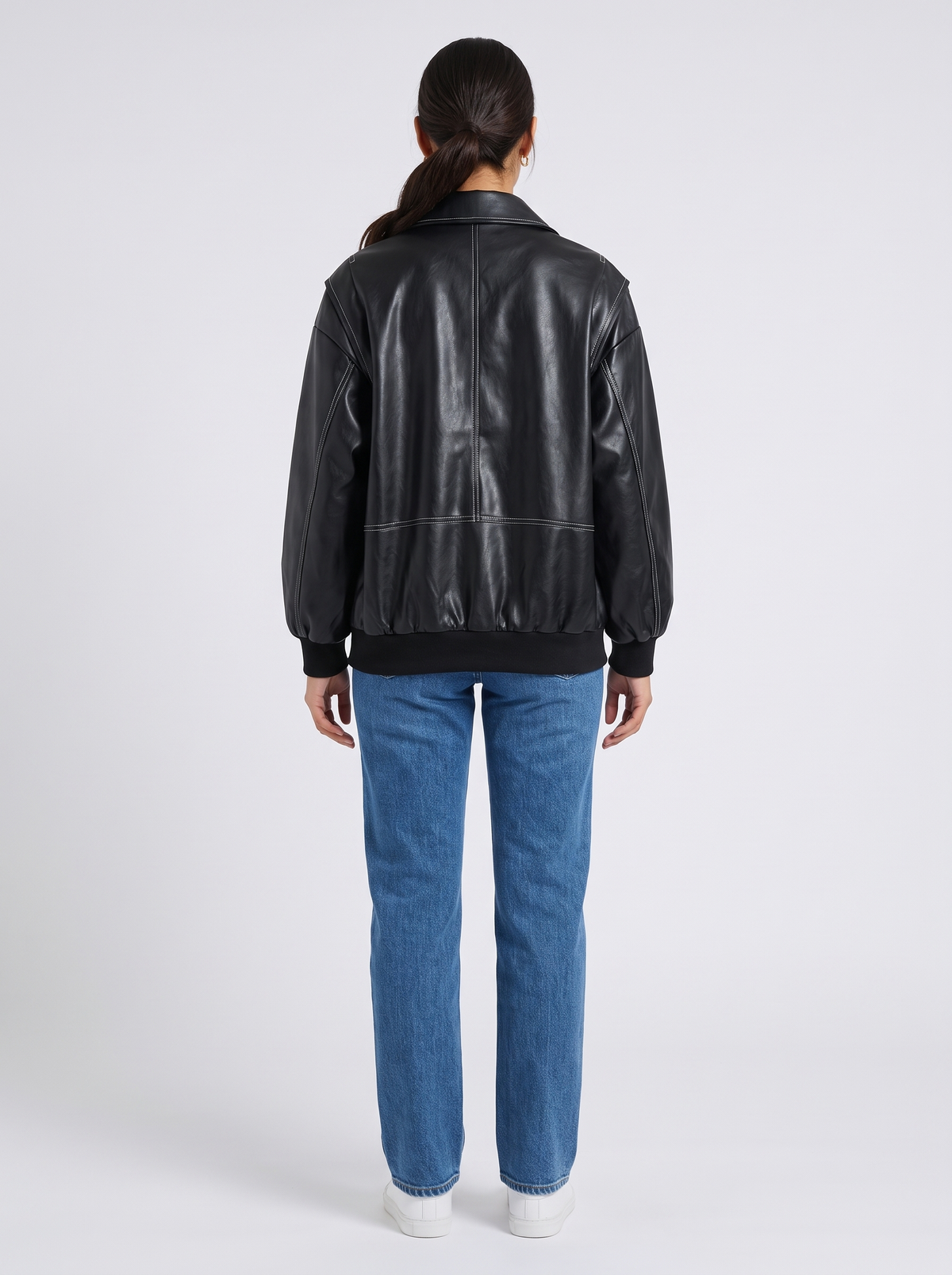 Milena – Faux Leather Jacket